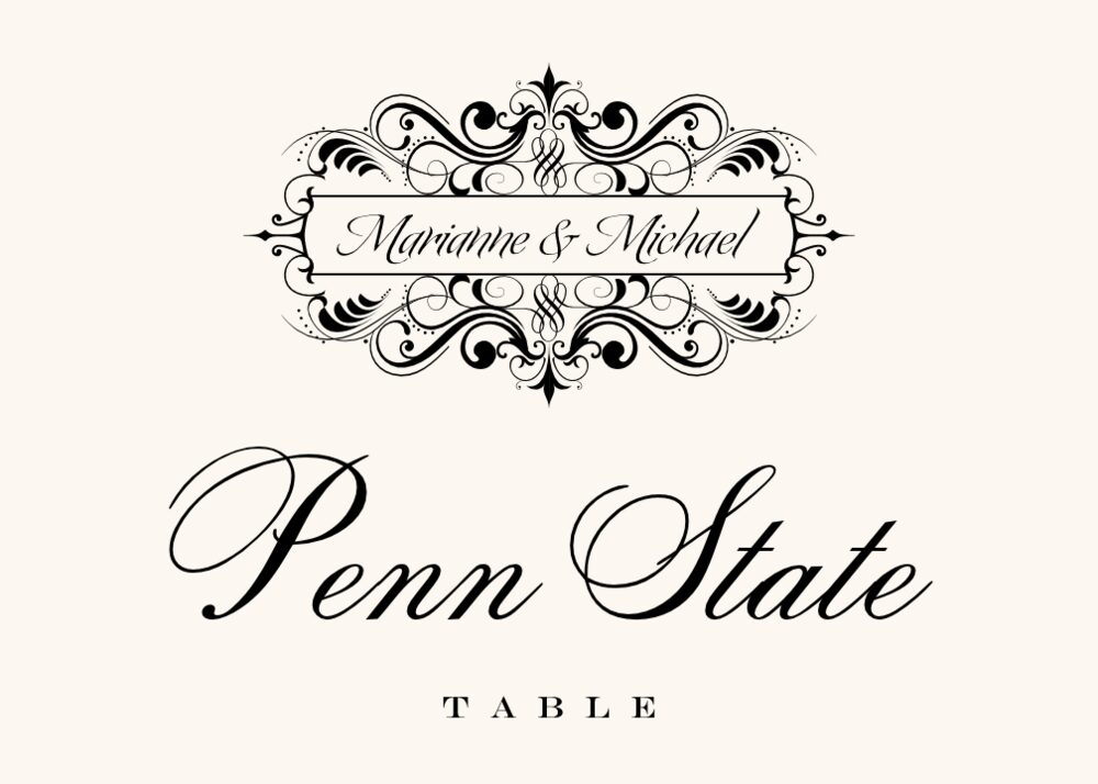 Zowie Contemporary and Classic Table Names