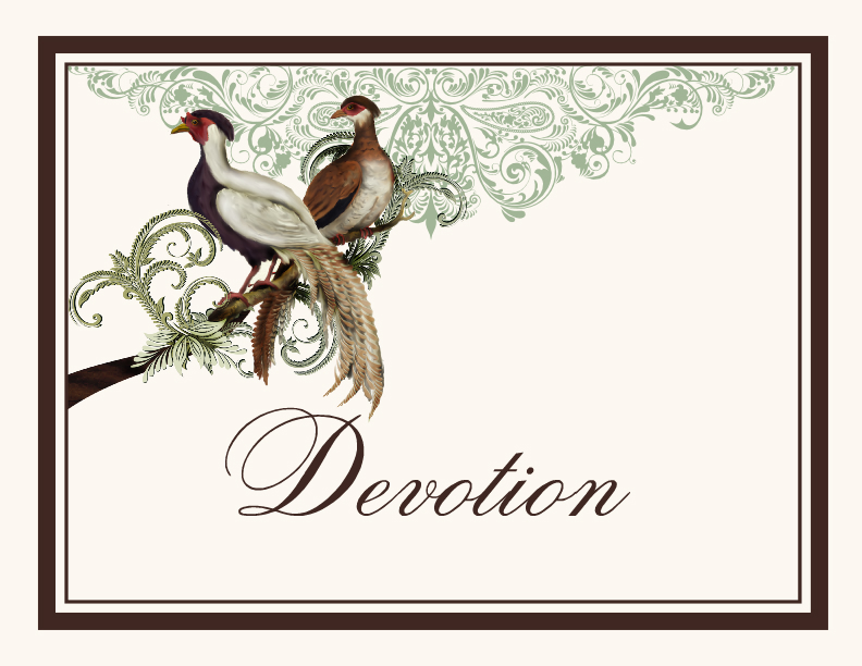 Asian Peace Birds  Table Names