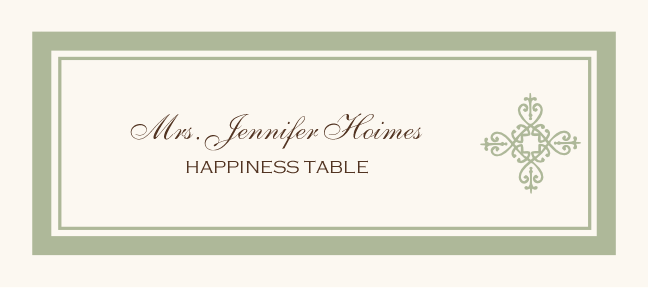Christian Crosses  Place Cards