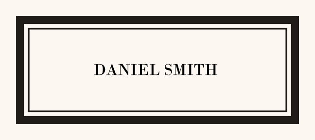 Bodoni  Place Cards
