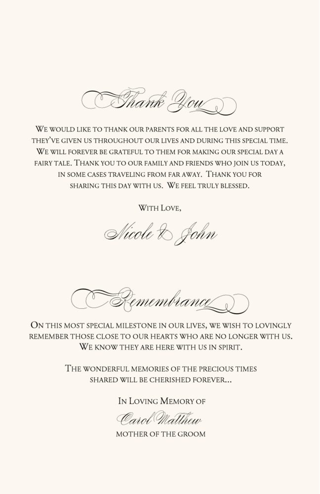 Calla Lily Swirl 02  Wedding Programs