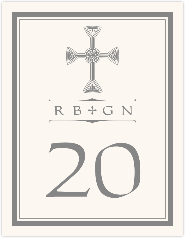 Celtic Cross 02  Table Numbers