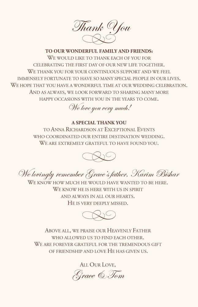 Celtic Leaf and Watermark  Wedding Programs