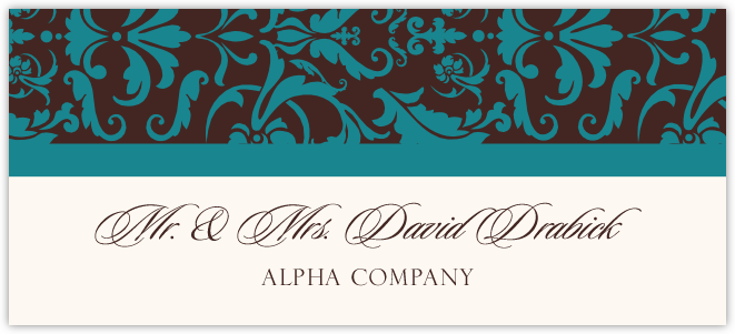 Daily Damask  Place Cards