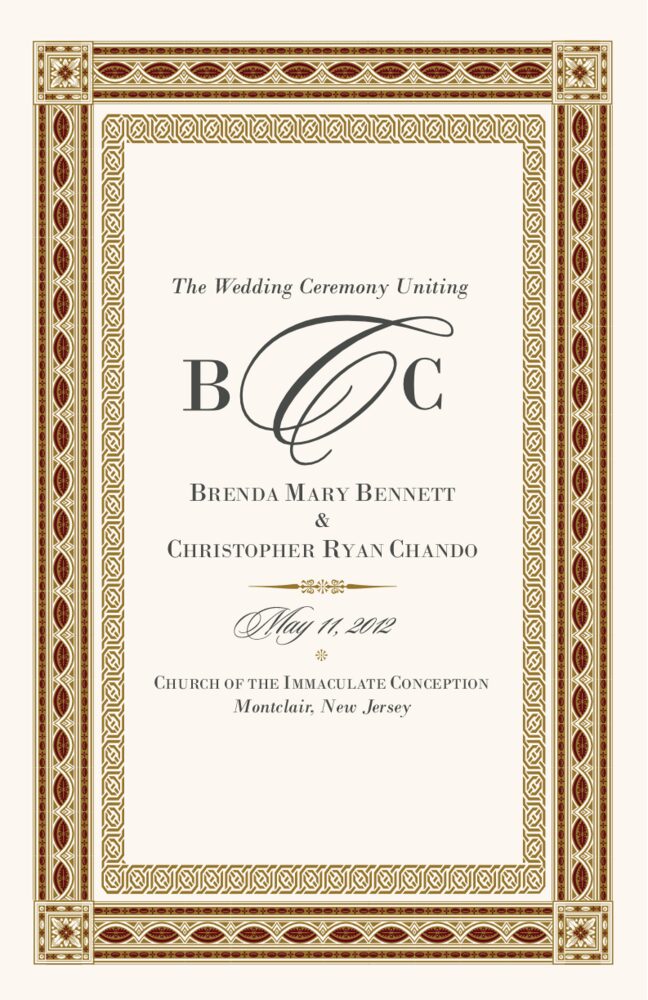 Dharma-Discovery  Wedding Programs