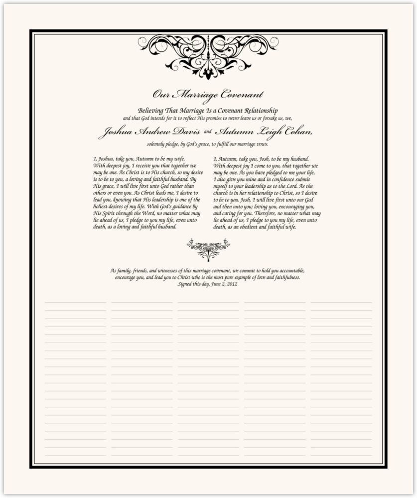 Emerson  Wedding Certificates