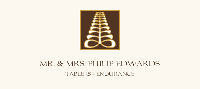 Adinkra Square  Place Cards