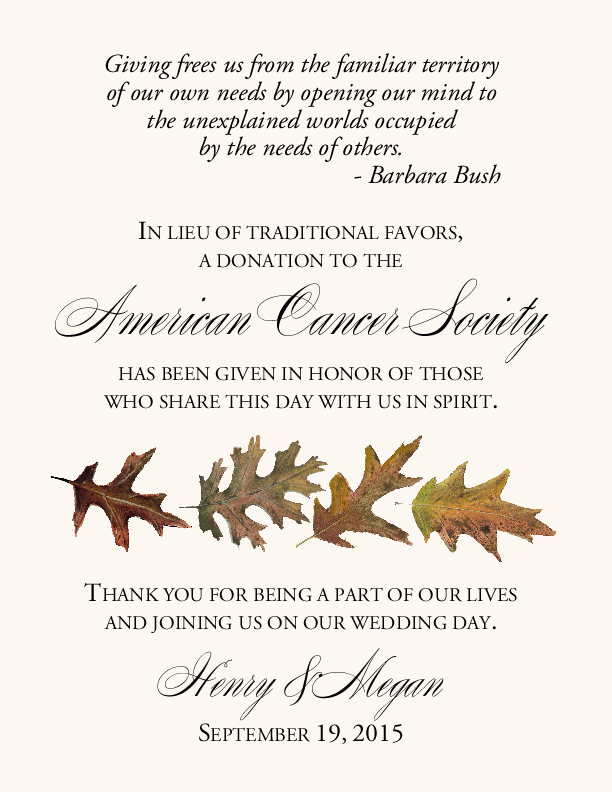 Leaf Pattern Assortment  Donation Cards