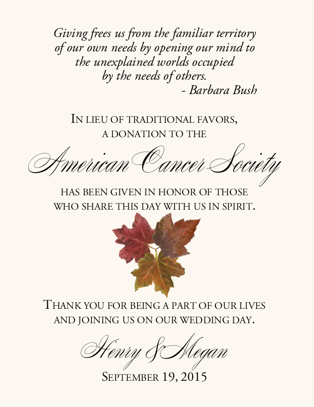 Leaf Pattern Assortment  Donation Cards