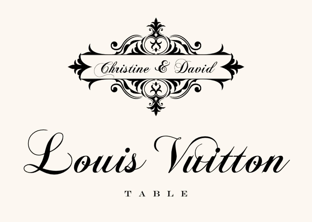 Golden Slipper  Table Names