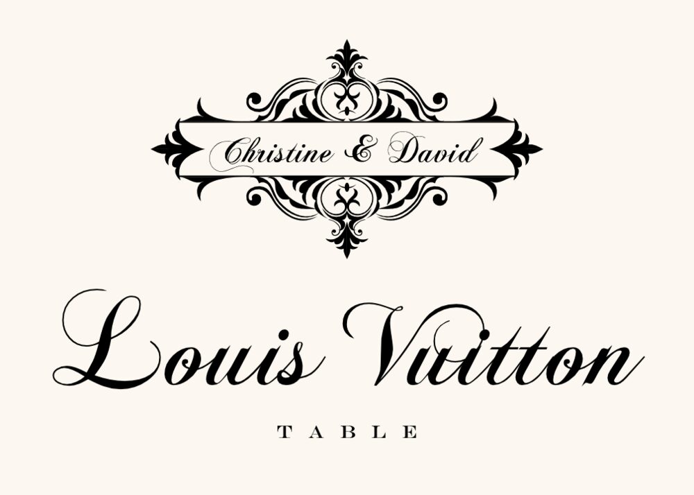 font louis vuitton cursive logo