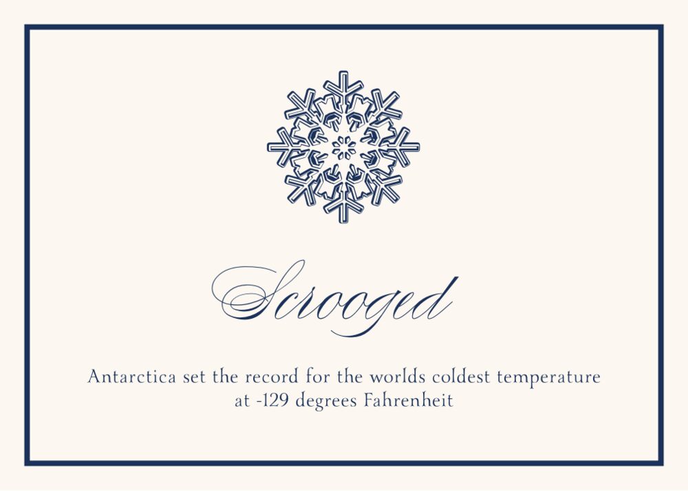 Snowflake Drawings Assortment  Memorabilia Cards