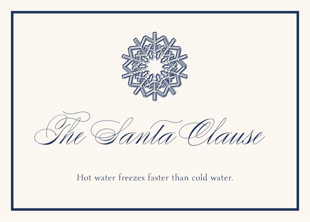 Snowflake Drawings Assortment  Memorabilia Cards
