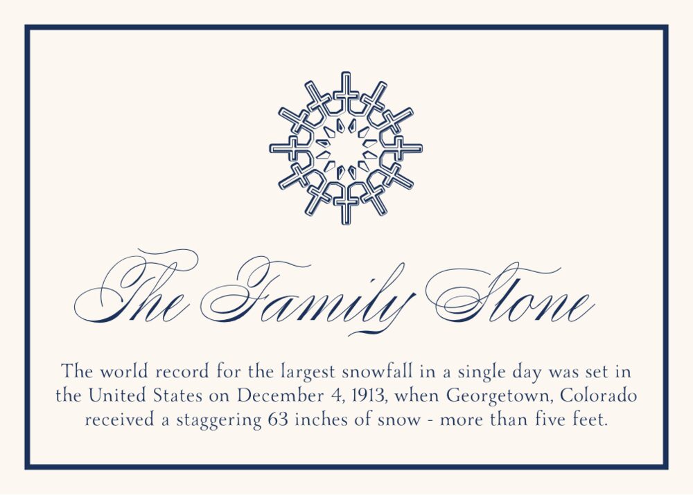 Snowflake Drawings Assortment  Memorabilia Cards