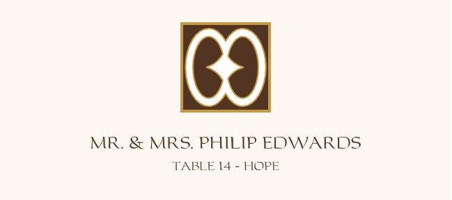 Adinkra Square  Place Cards