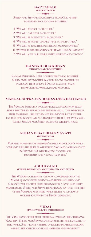 Ganesha Gold  Wedding Programs
