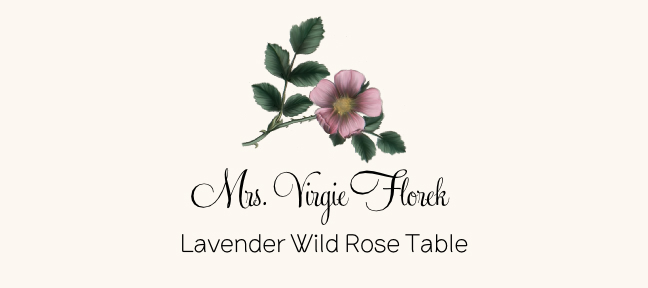 Assorted Flowers  Place Cards