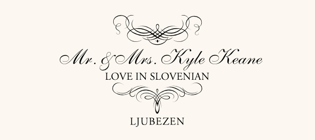 Love in Languages  Place Cards
