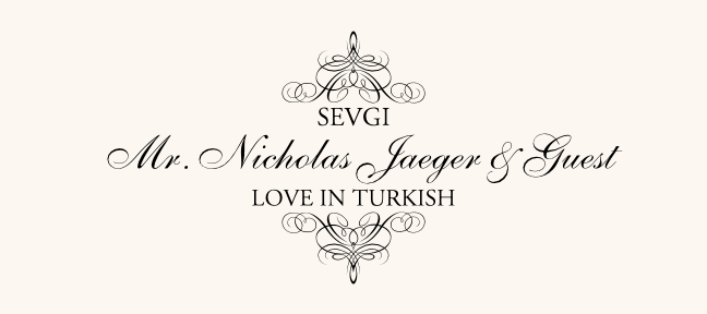 Love in Languages  Place Cards