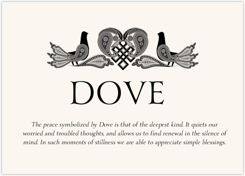 Love Dove  Memorabilia Cards