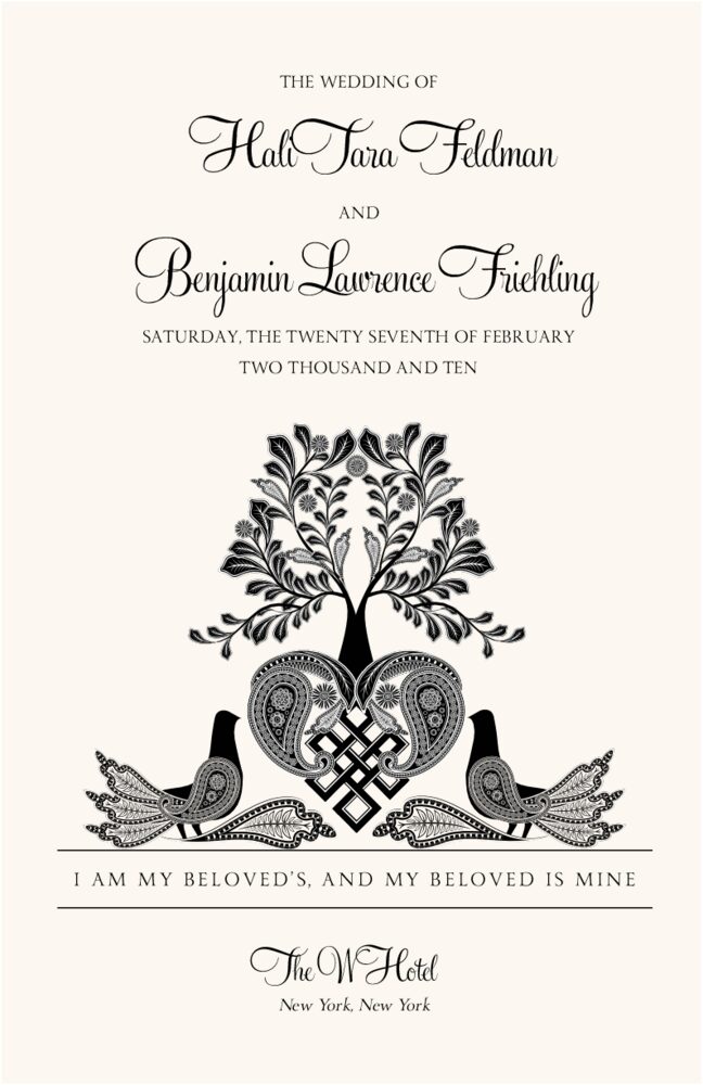 Love Dove  Wedding Programs
