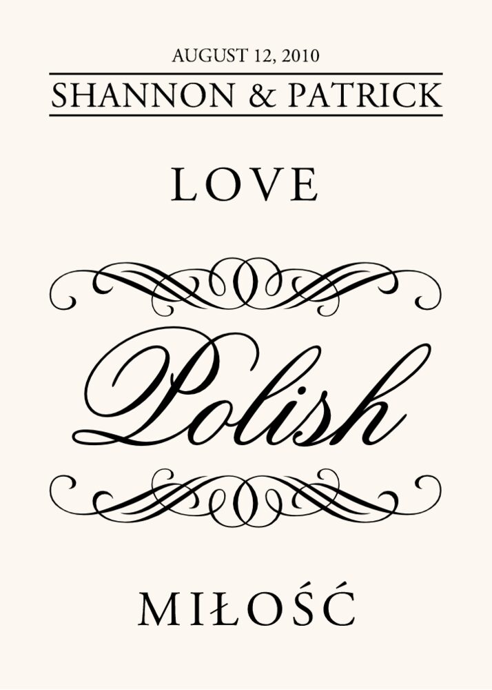 Love in Languages  Table Names