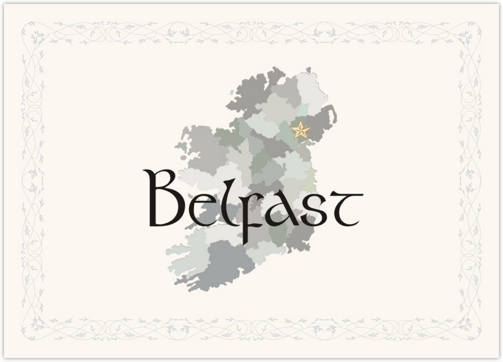 Map of Ireland  Table Names