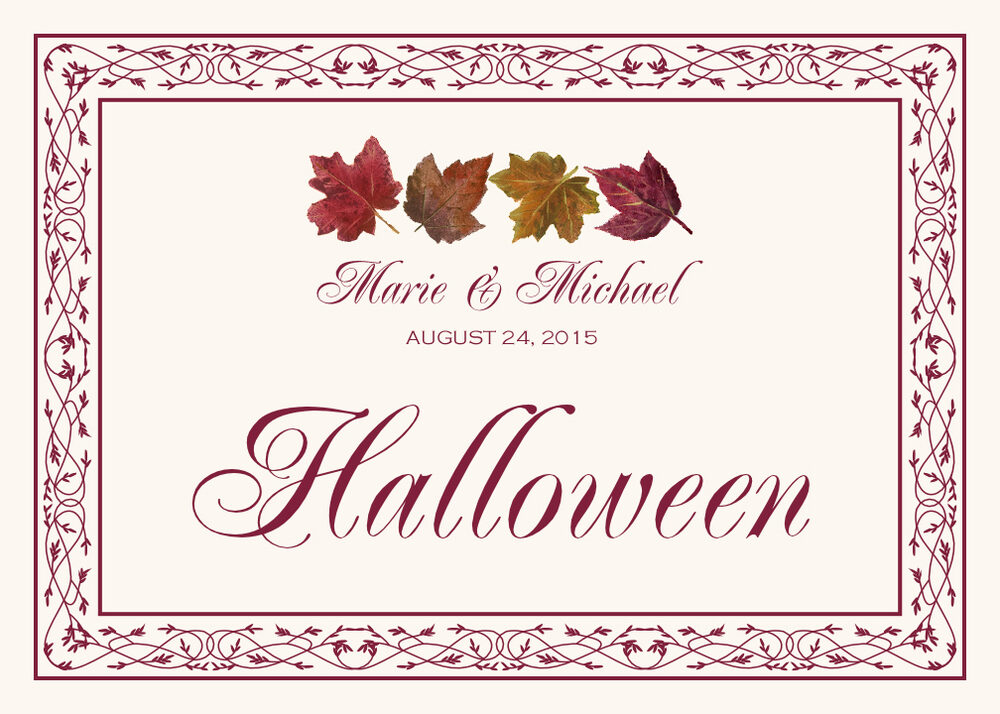 Maple Leaf Pattern  Table Names