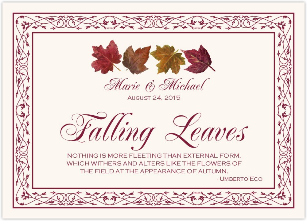 Maple Leaf Pattern  Memorabilia Cards