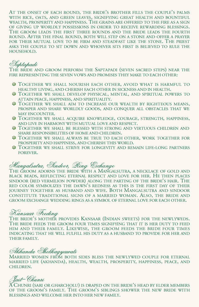 Moon Bloom  Wedding Programs
