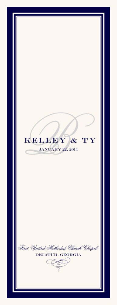Old Script and Engravers  Wedding Programs