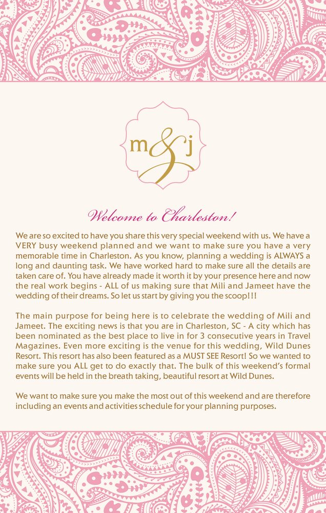 Paisley Pillow  Wedding Programs