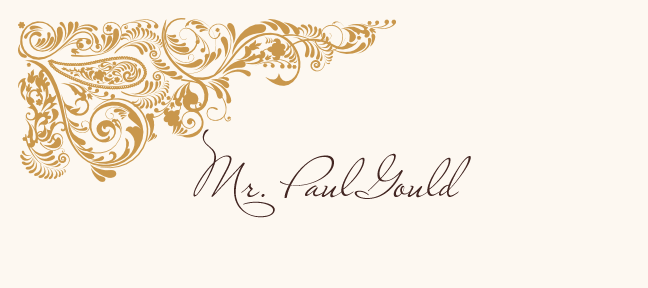 Paisley Power Corner 01  Place Cards
