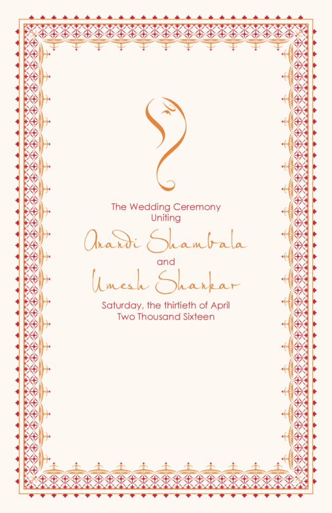 Paisley Sunset  Wedding Programs