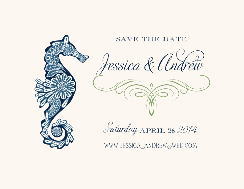 Paisley Ocean  Save the Dates