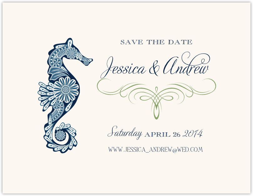 Paisley Ocean  Save the Dates