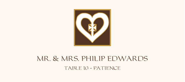 Adinkra Square  Place Cards