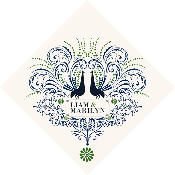 Passionate Peacock  Favor Tags