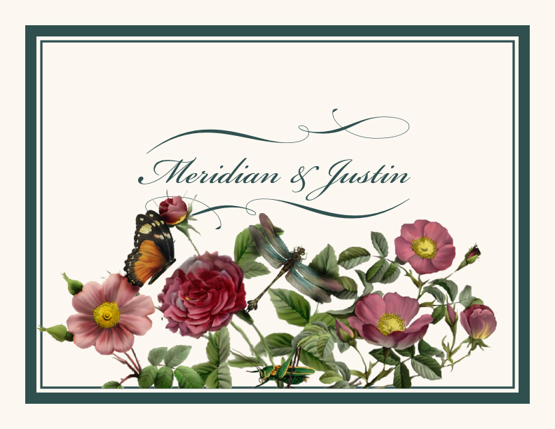 Rose Garden  Thank You Notes