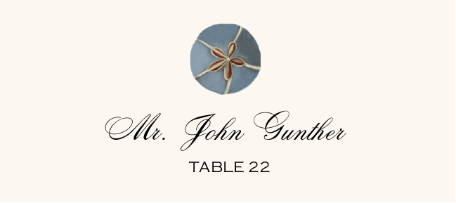 Antique Seashell Collector  Place Cards