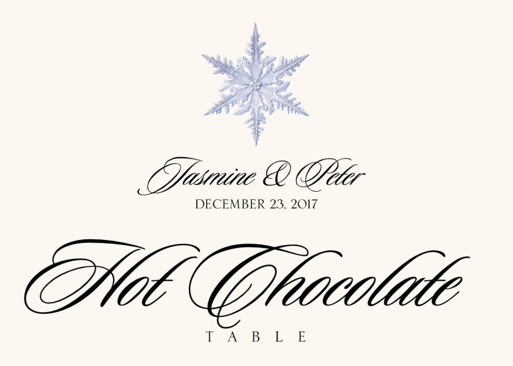 Snowflake Assortment  Table Names