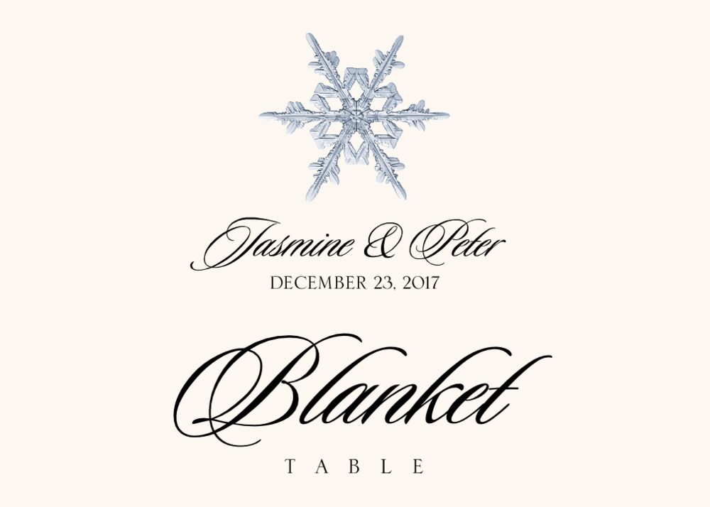 Snowflake Assortment  Table Names