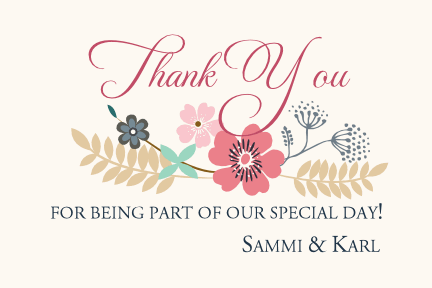 Spring Dance  Favor Tags