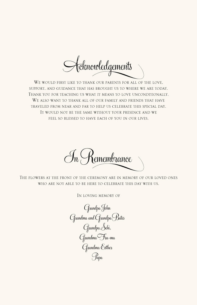 Sunflower  Wedding Programs