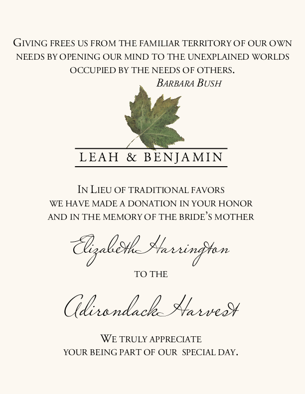 Leaves Donation Card Assortment  Donation Cards