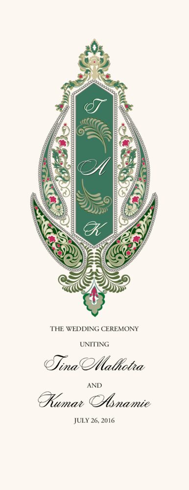 Taj Mahal  Wedding Programs