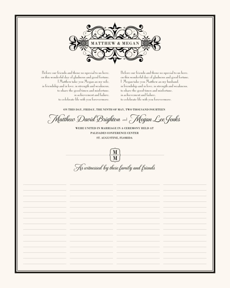 Time Machine  Wedding Certificates