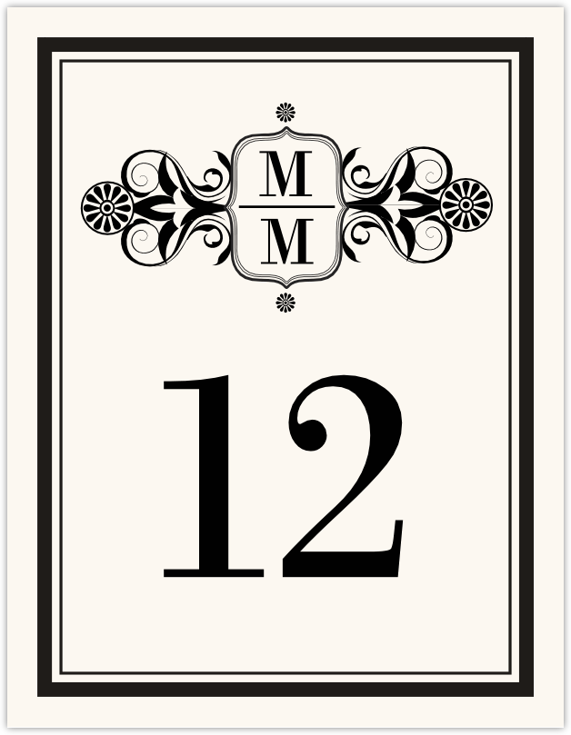 Time Traveler  Table Numbers