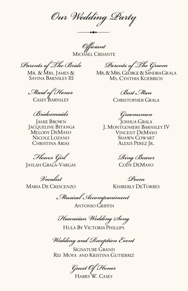 Tree of Life Heart  Wedding Programs