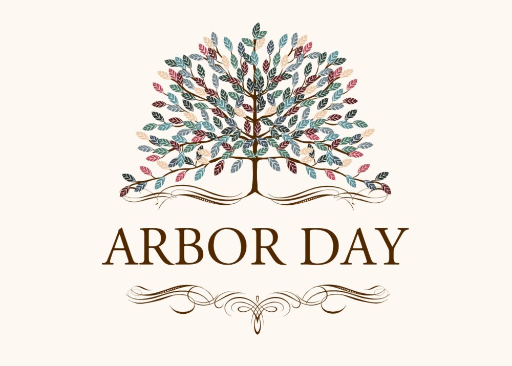 Arbor Day table names with tree of life graphic. Documents and Designs